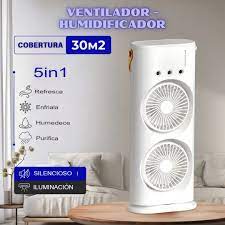 VENTILADOR DE TORRE DOBLE HUMIDIFICADOR